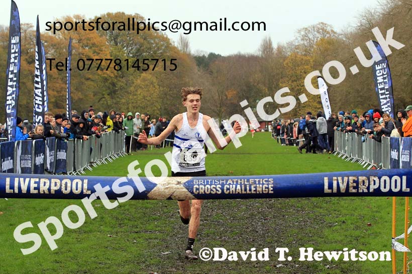 Mens Under-17s, 2022 British Athletics Cross Challenge, Sefton Park, Liverpool.  Photo: David T. Hewitson/Sports for All Pics